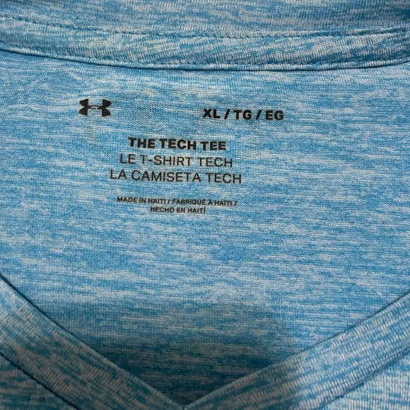 4 Under Armour Tech V-Neck tee 2.0 Size XL Men’s Shirts Sporty Classic gym - Picture 8 of 12
